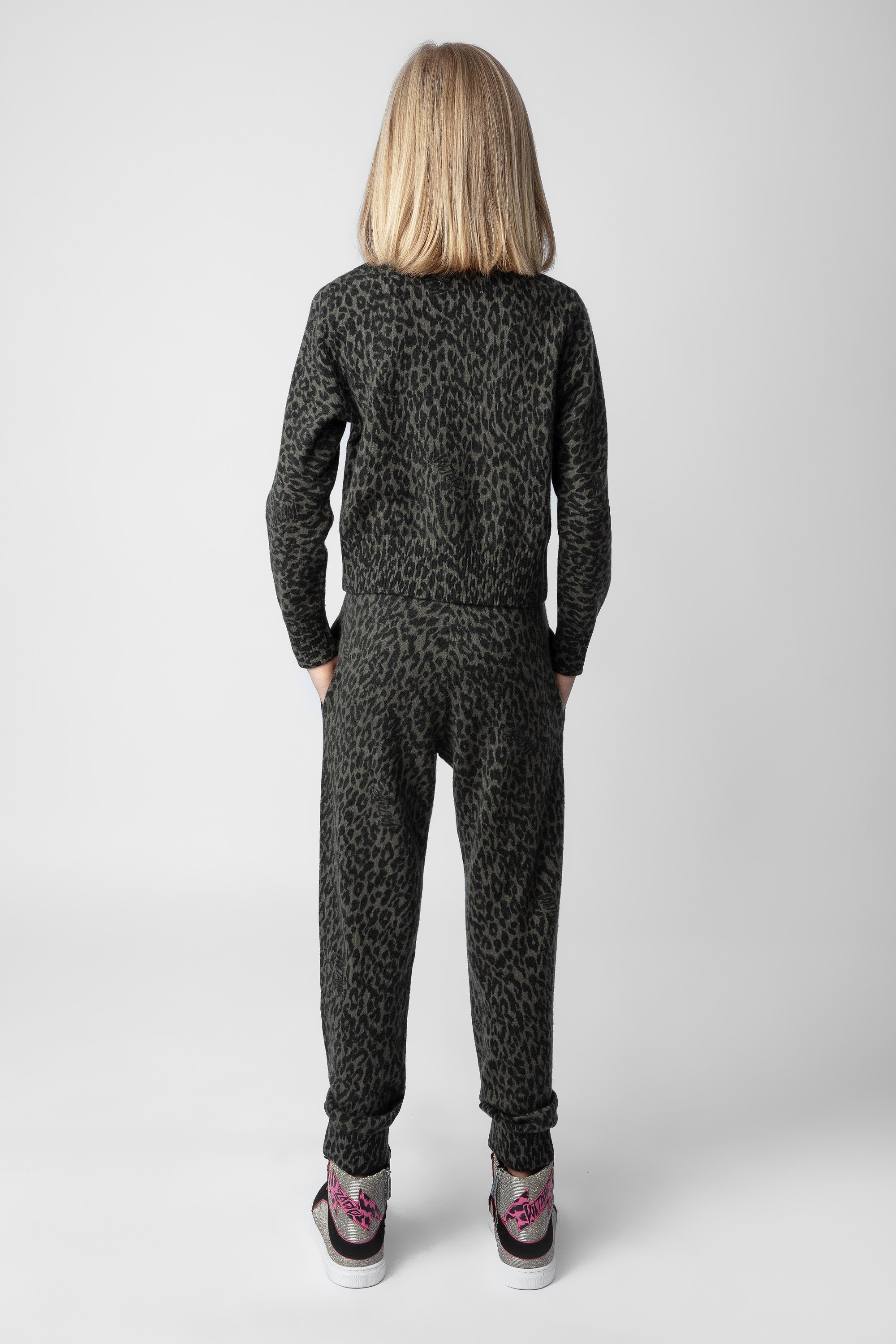 Pull Reglis en laine - Kaki