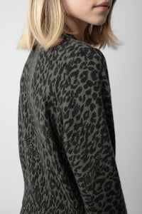 Pull Reglis en laine - Kaki