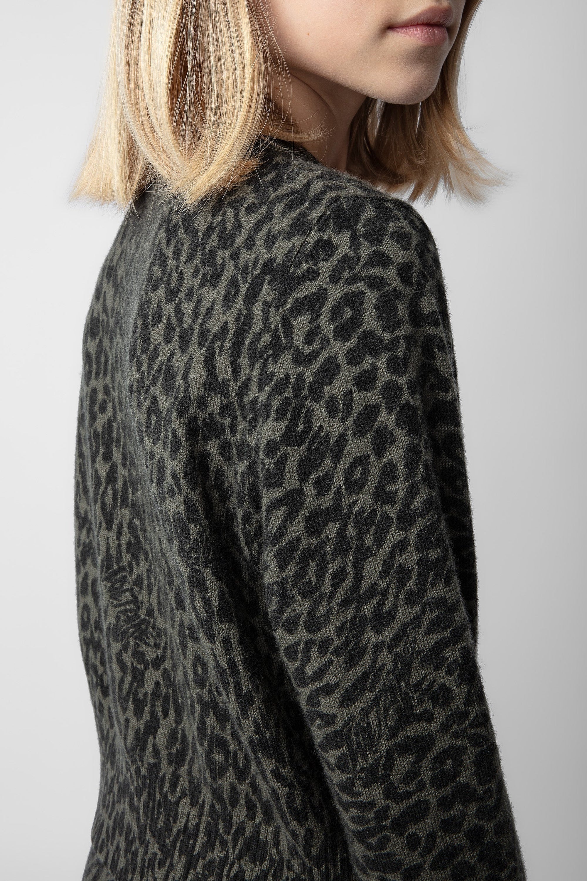 Pull Reglis en laine - Kaki