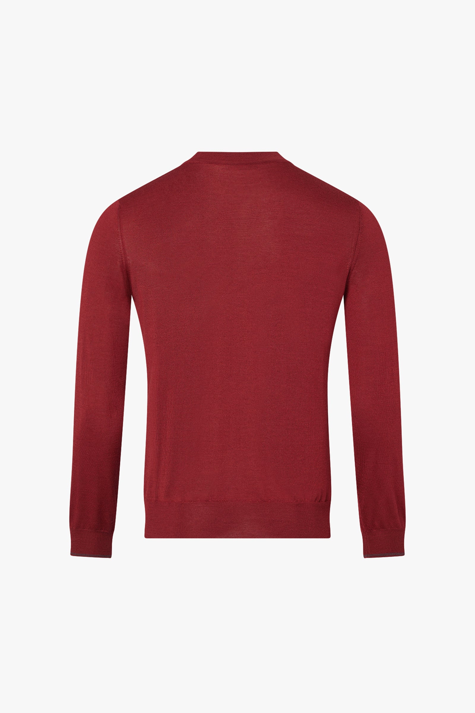 Pull à col rond en cachemire - Bordeaux