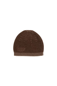 Wool and cashmere hat - Whiskey