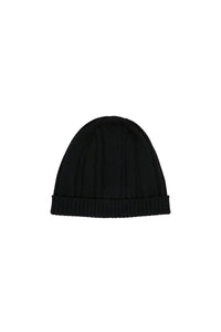 Bonnet en laine et cachemire - Black