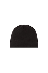 Bonnet à revers replié en cachemire - Noir