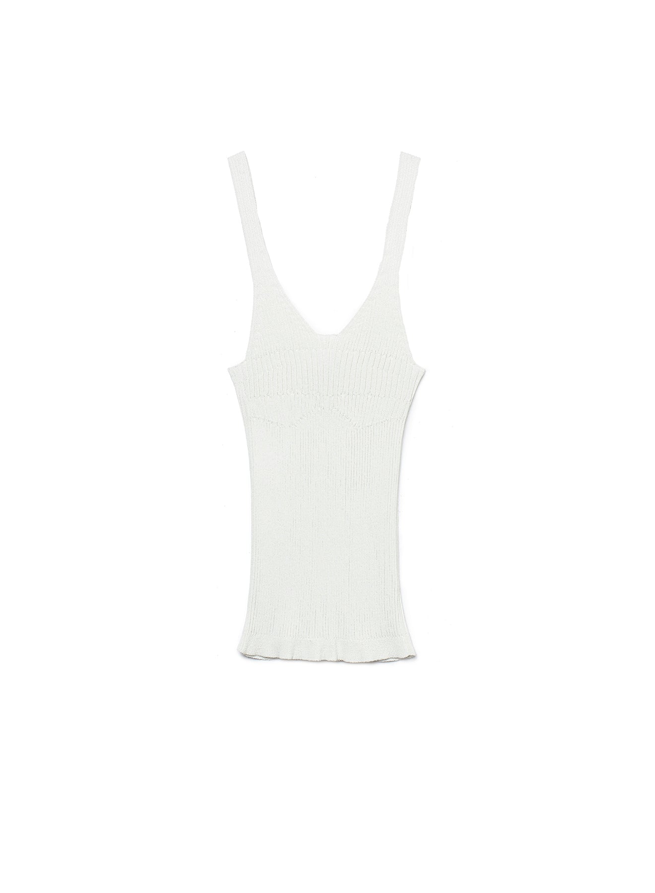 Débardeur Kinez côtelé - Off White