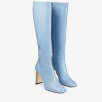Kinsey 95 high leather boots - Smoky Blue