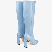 Kinsey 95 high leather boots - Smoky Blue