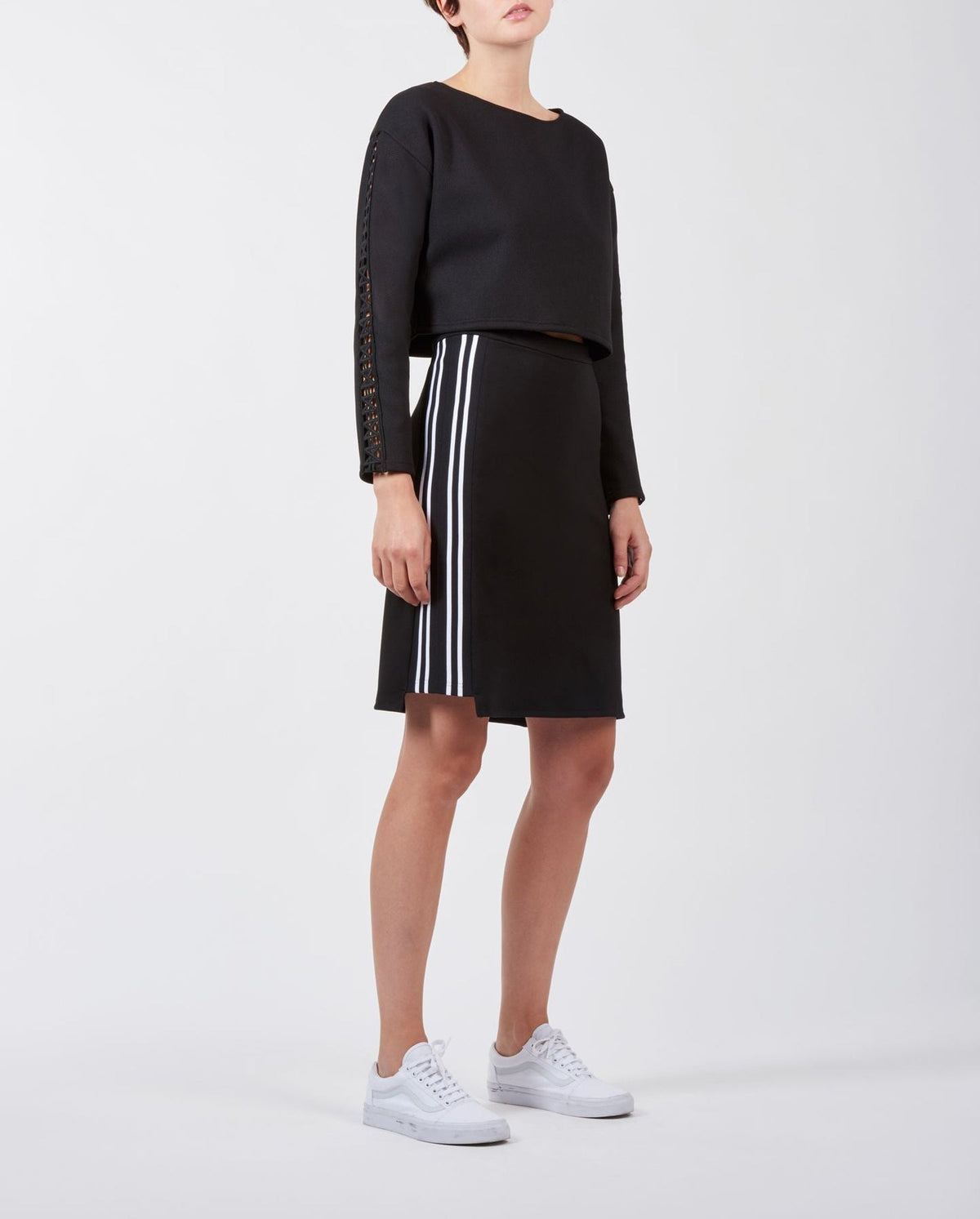 Jupe Kenzie en maille - Black & White