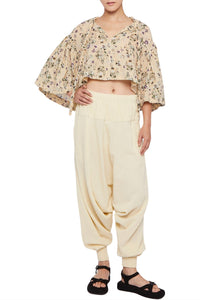 Blouse courte Kite fleuri à manches courtes - Ditsy