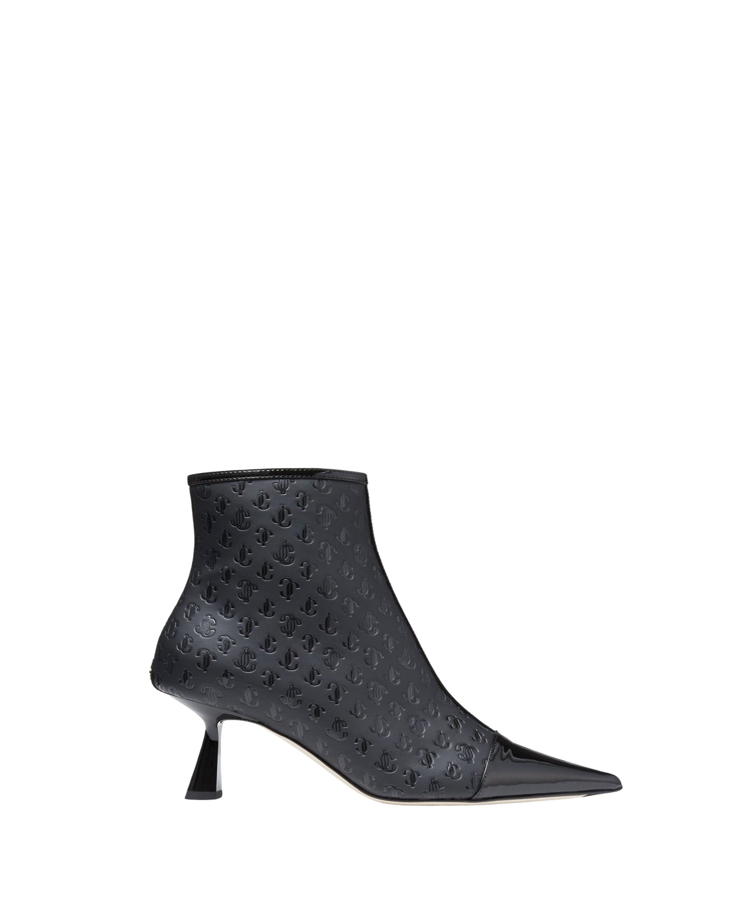 Bottines Kix 65 en cuir verni avec logo - Black Intense