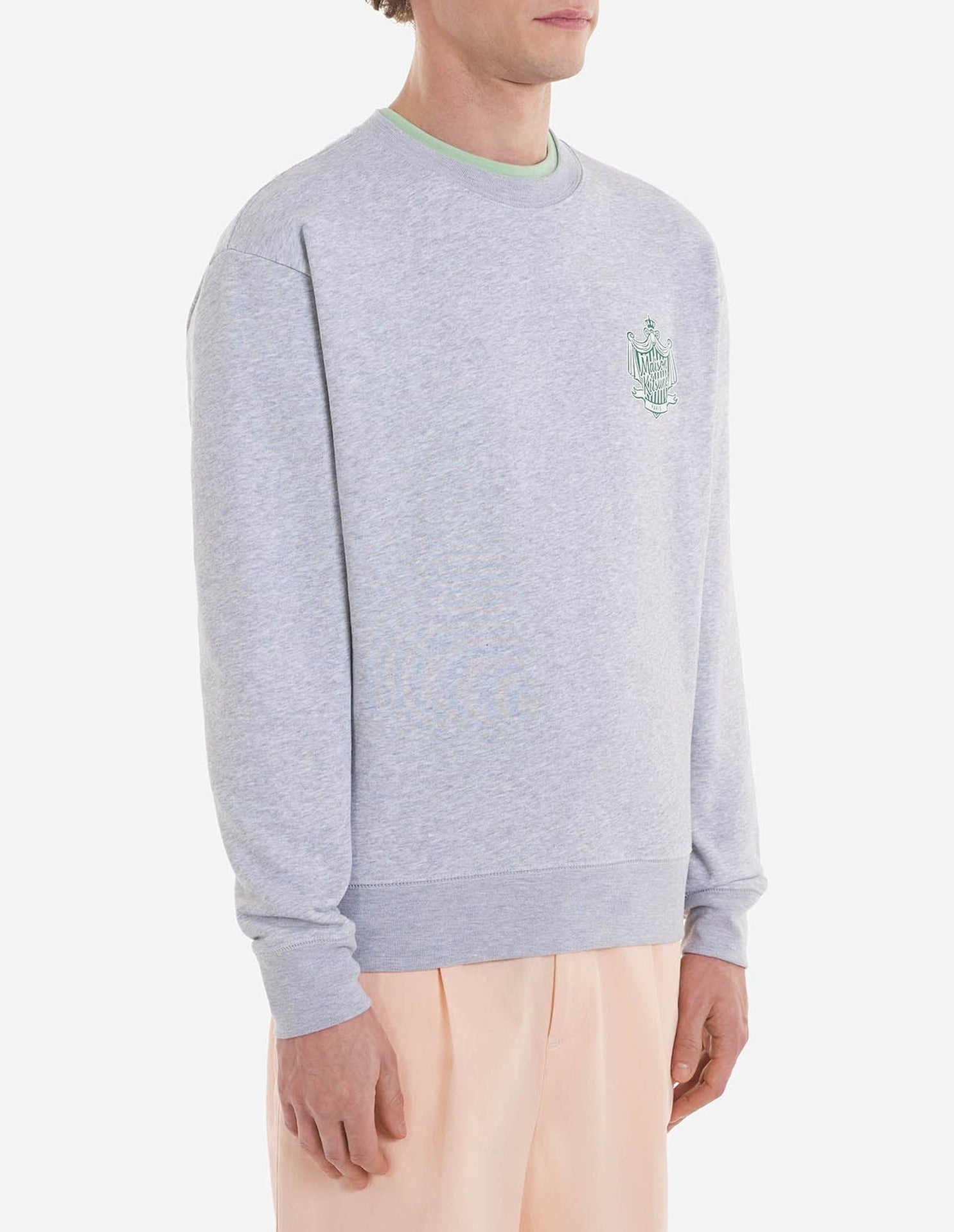 Maison Kitsuné x Hotel Olympia Sweater - Light Grey Melange