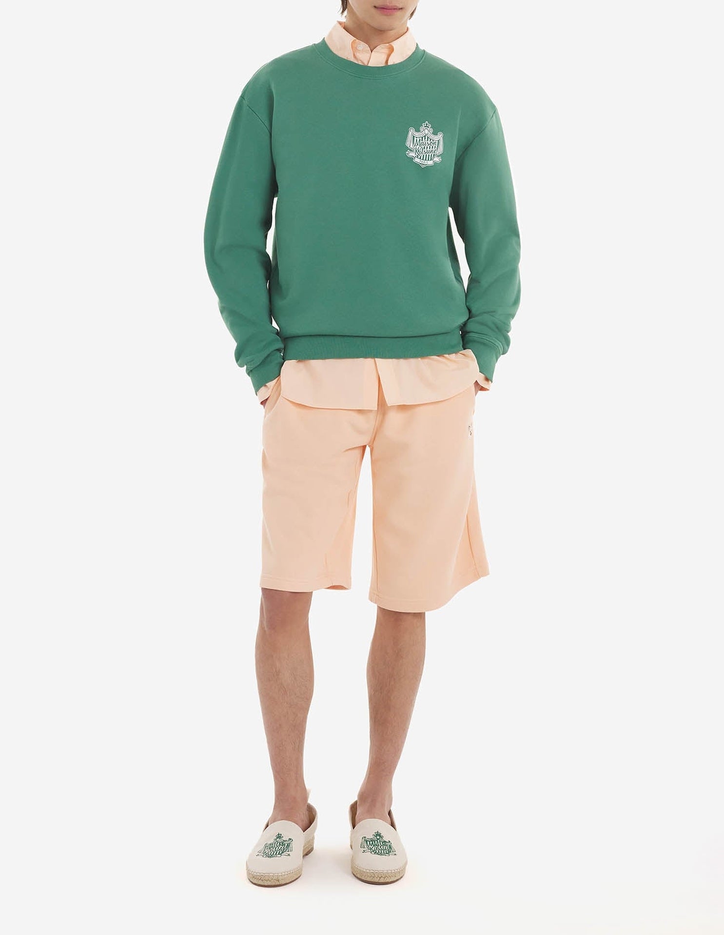 Sweatshirt Maison Kitsuné x Hotel Olympia - Tropical Green