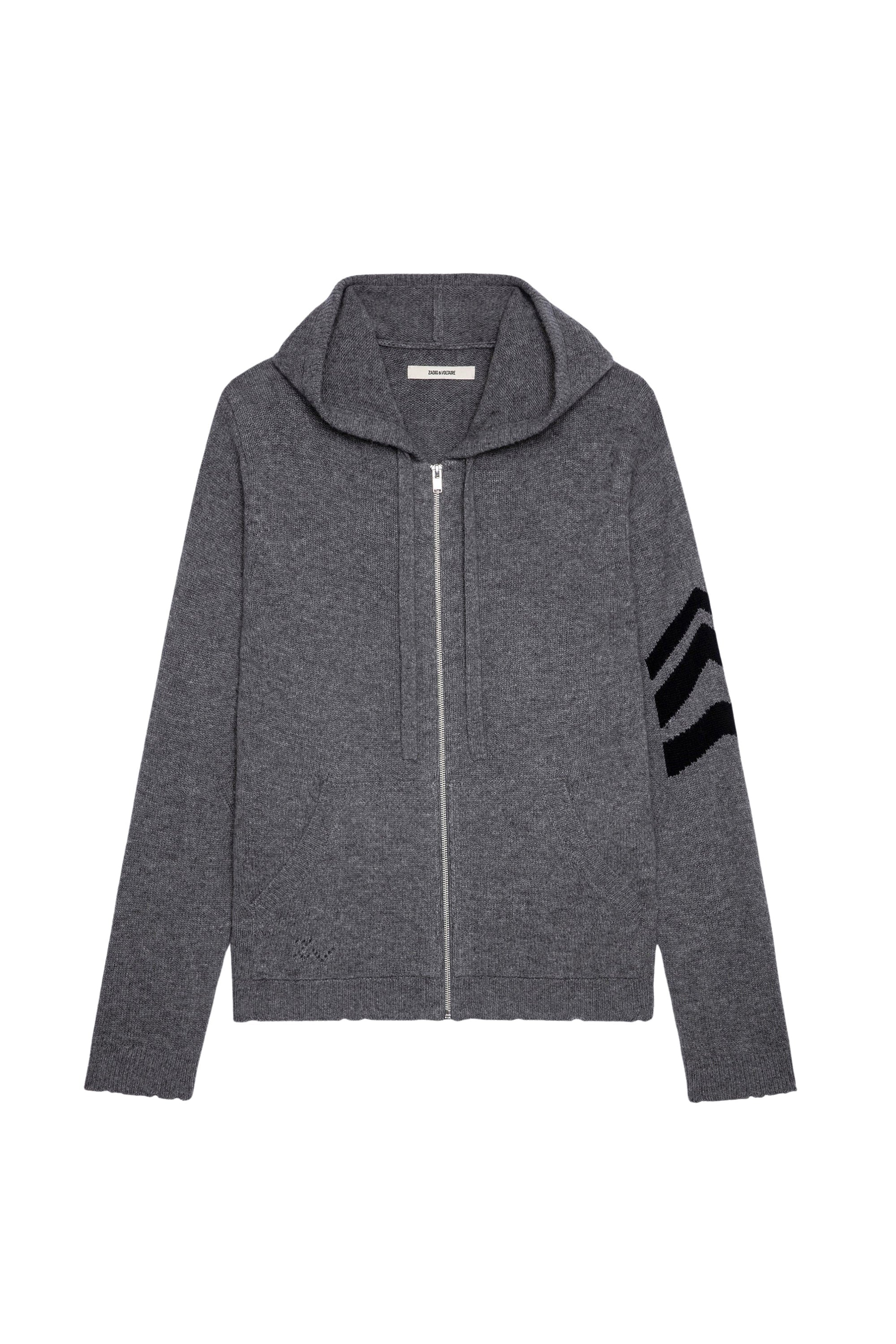 Cardigan Clash en cachemire - Gris Chine