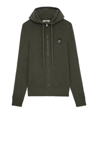 Cardigan Hewitt Skull en laine - Tilleul