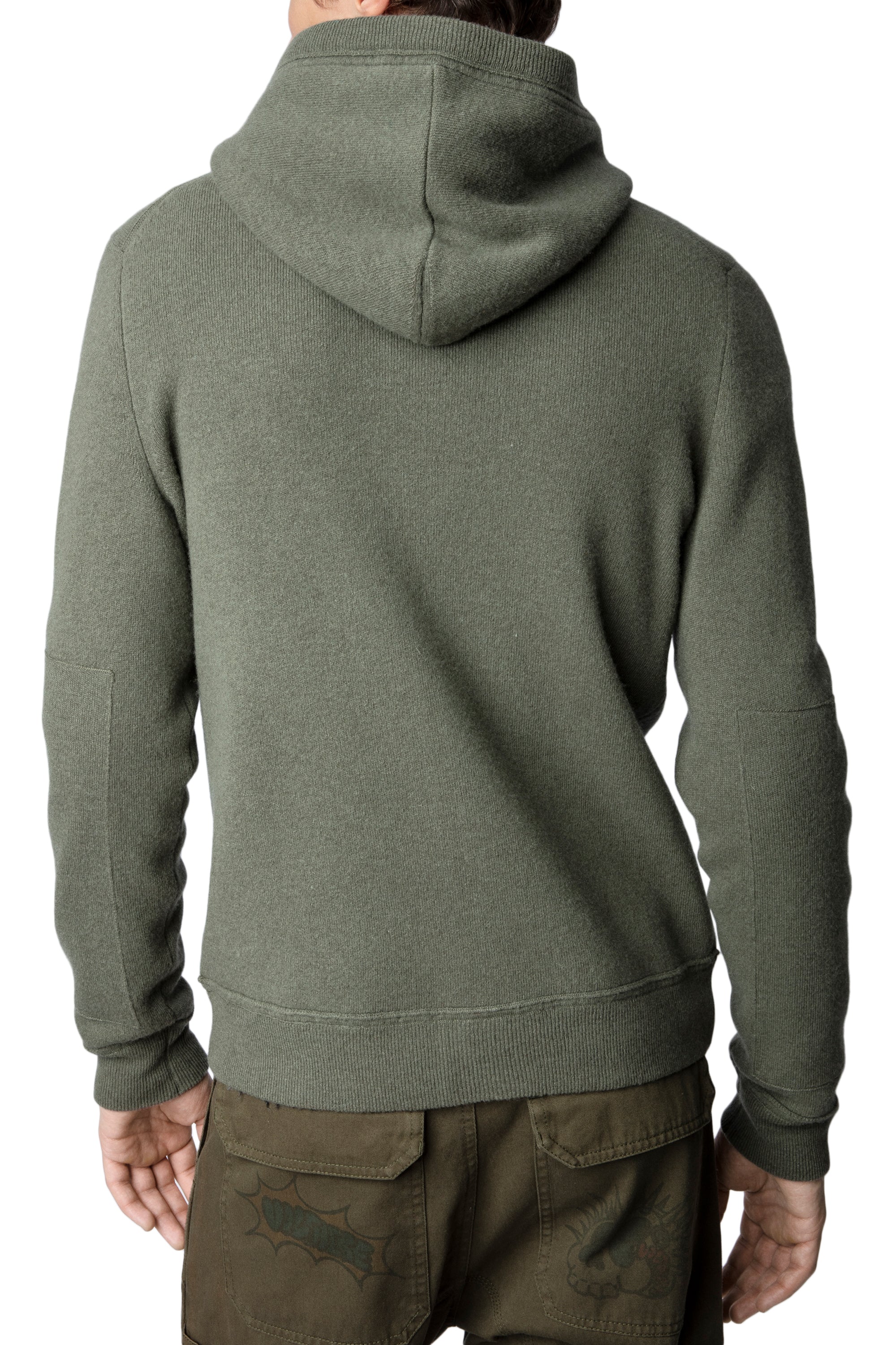 Cardigan Hewitt Skull en laine - Tilleul