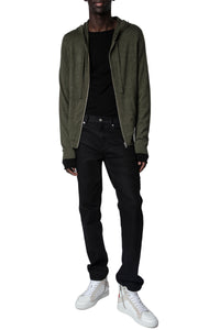 Cardigan Clash en laine - Kaki