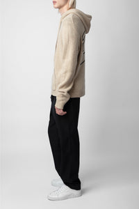 Cardigan Clash en laine - Ficelle