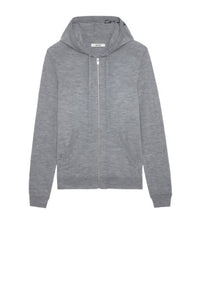 Cardigan Clash en laine - Gris Moyen