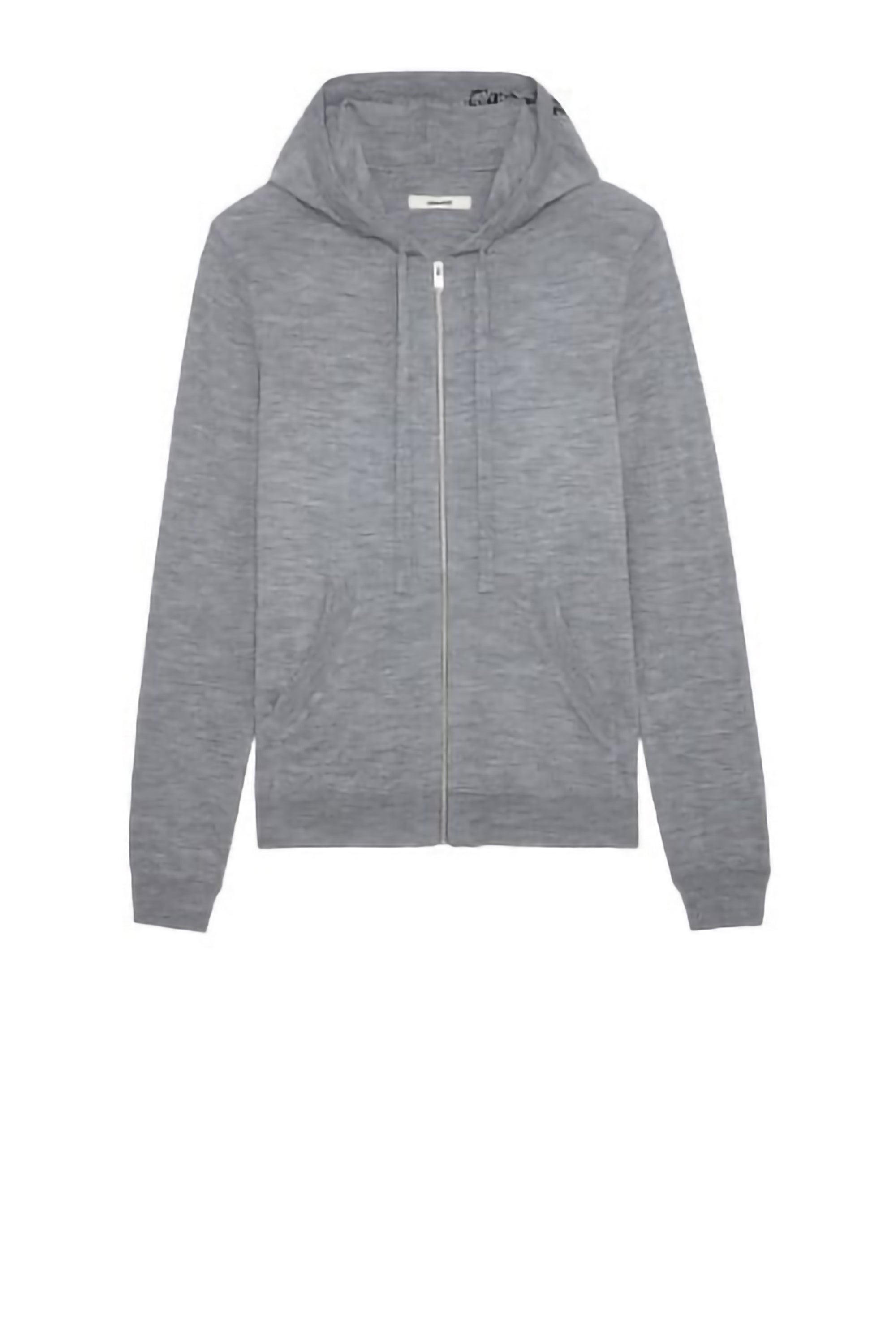 Cardigan Clash en laine - Gris Moyen