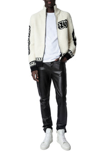 Cardigan Christophe en laine - Ecru