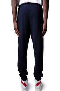 Pantalon Nick Skull en laine - Encre