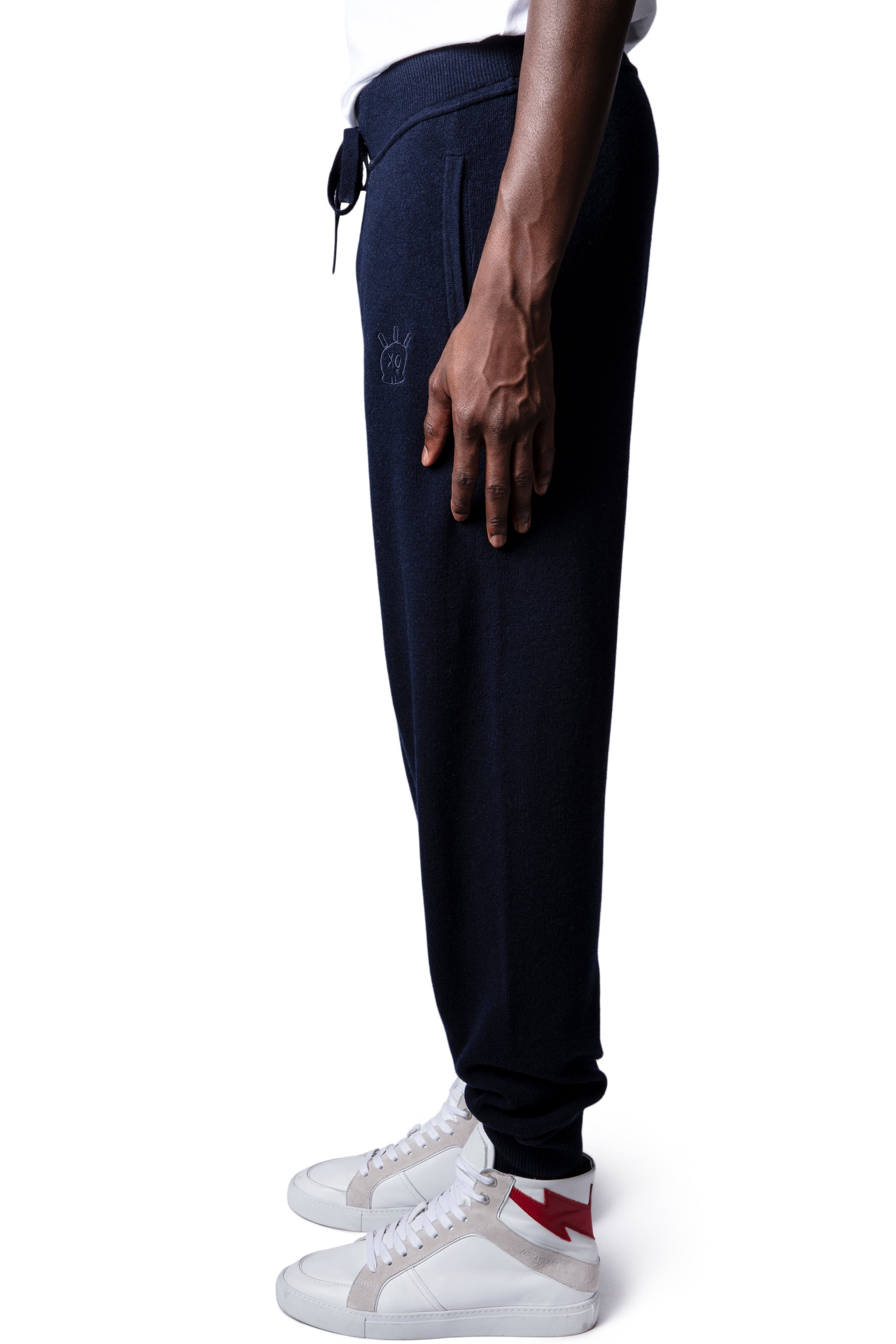 Pantalon Nick Skull en laine - Encre
