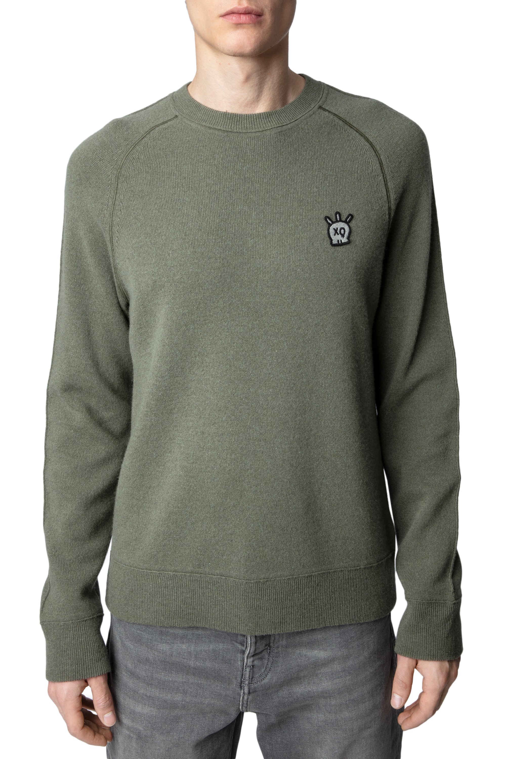 Pull Thomas Skull en laine - Tilleul