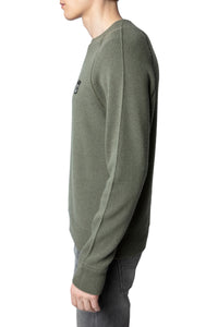 Pull Thomas Skull en laine - Tilleul