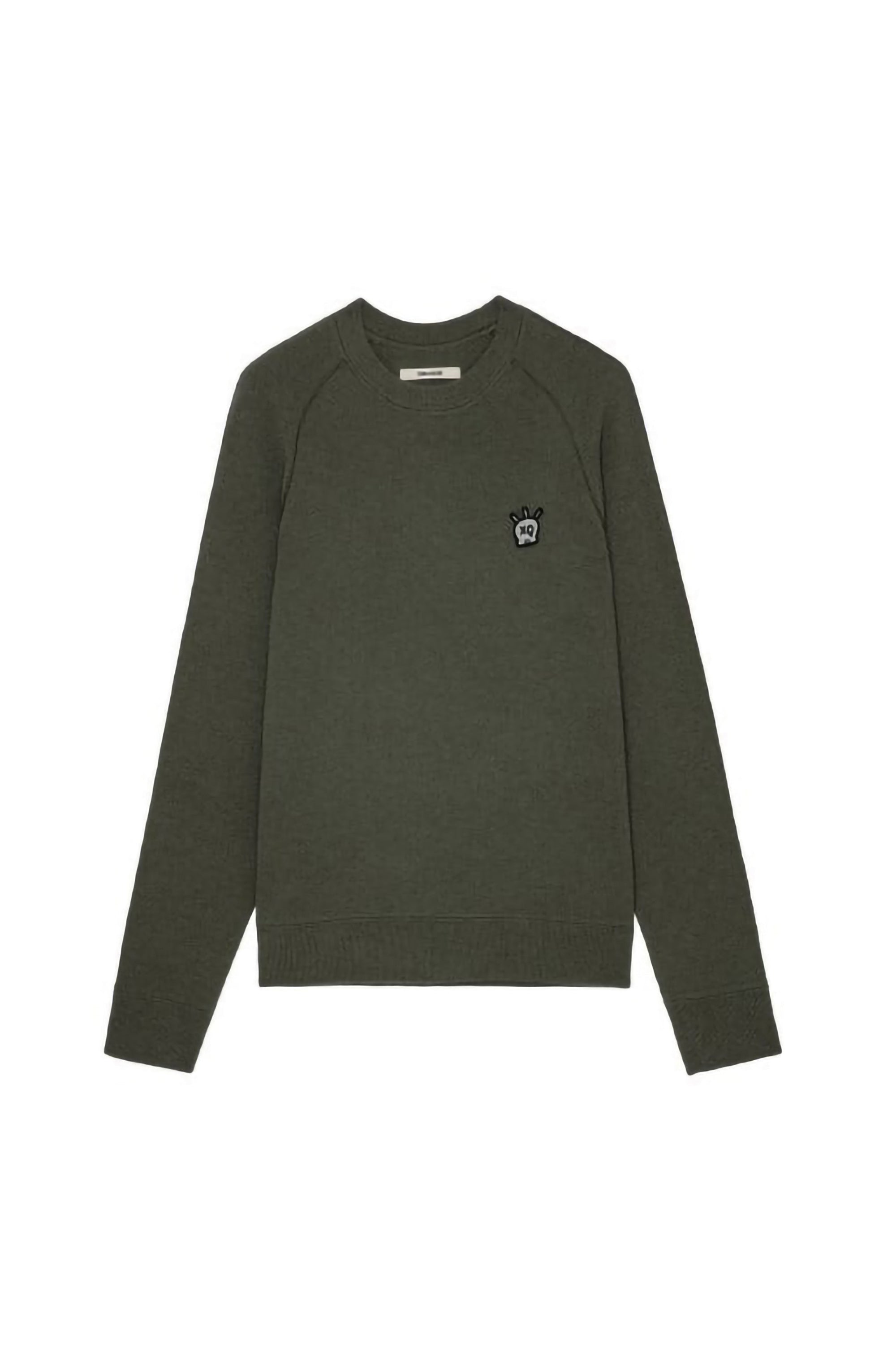 Pull Thomas Skull en laine - Tilleul