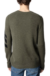 Pull Kennedy en cachemire - Kaki