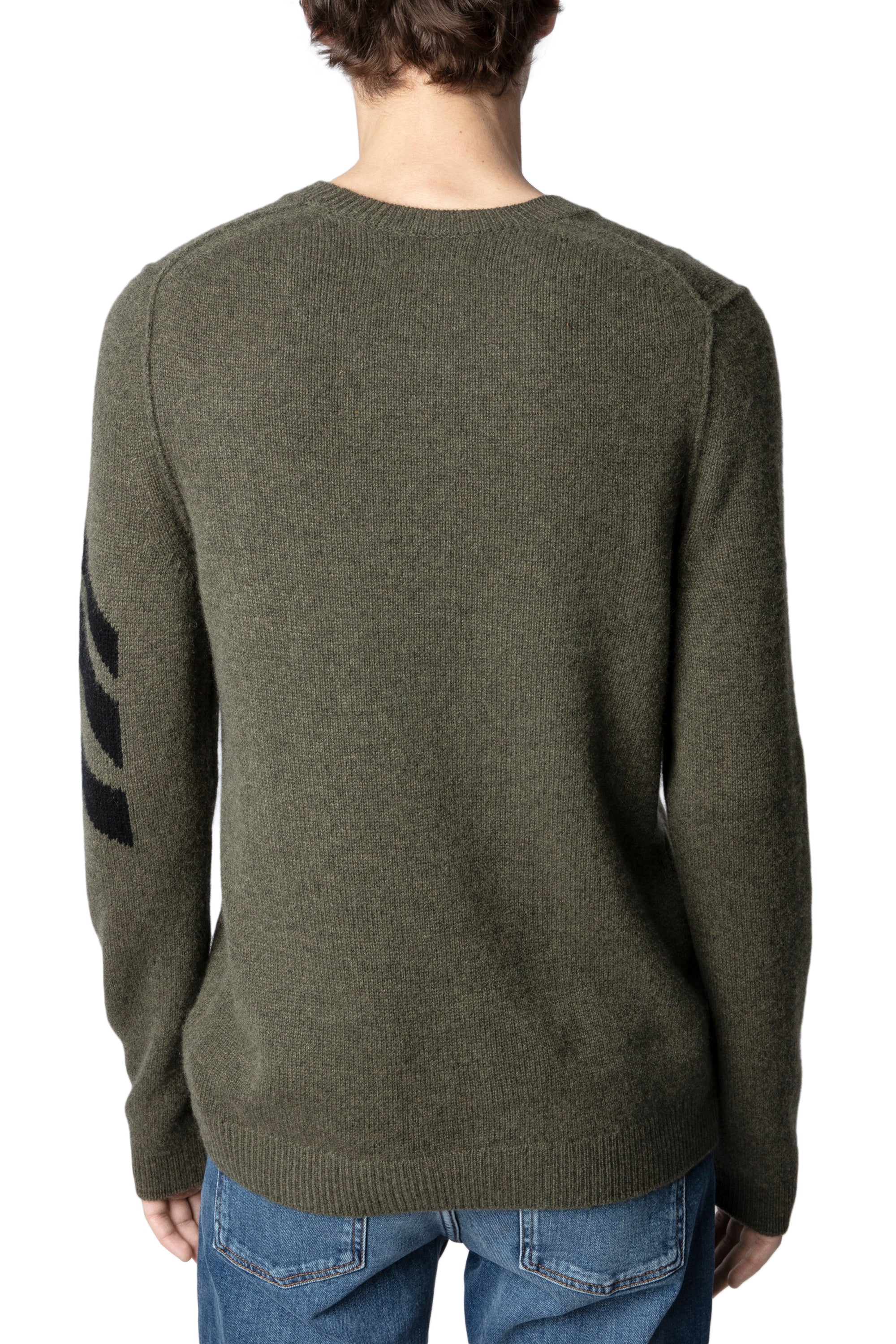 Pull Kennedy en cachemire - Kaki