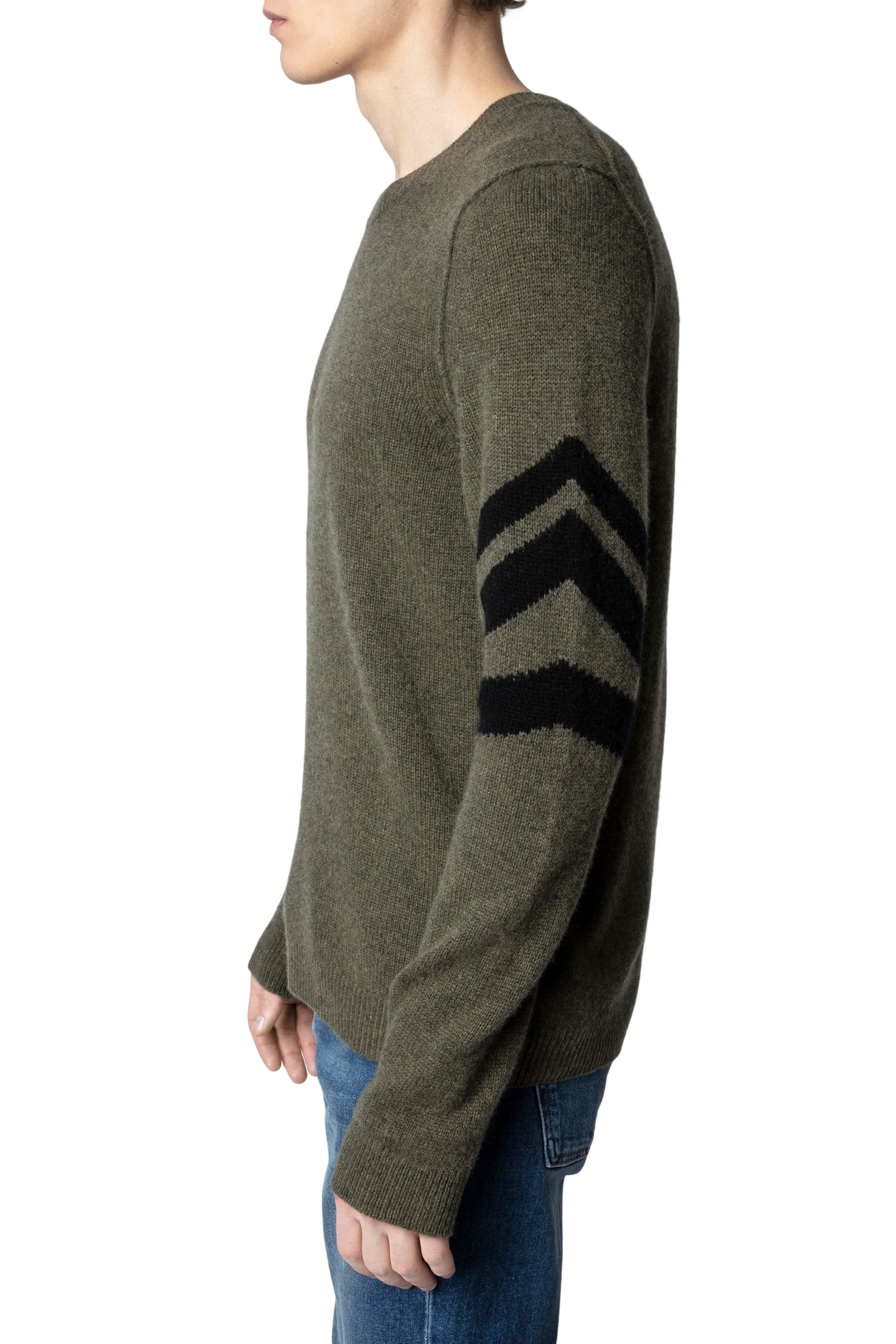 Pull Kennedy en cachemire - Kaki