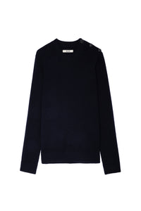 Pull Kennedy en laine - Encre
