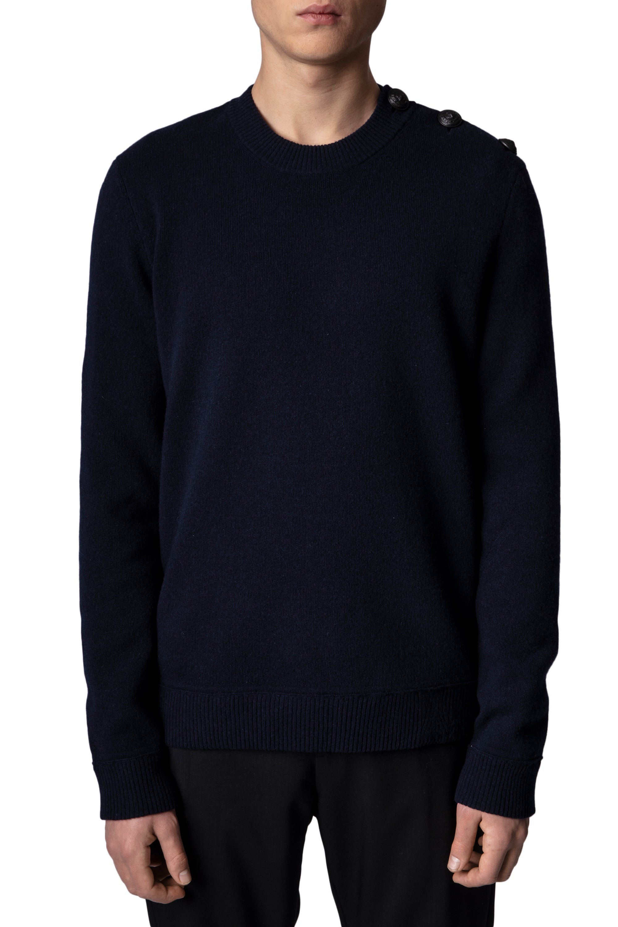 Pull Kennedy en laine - Encre