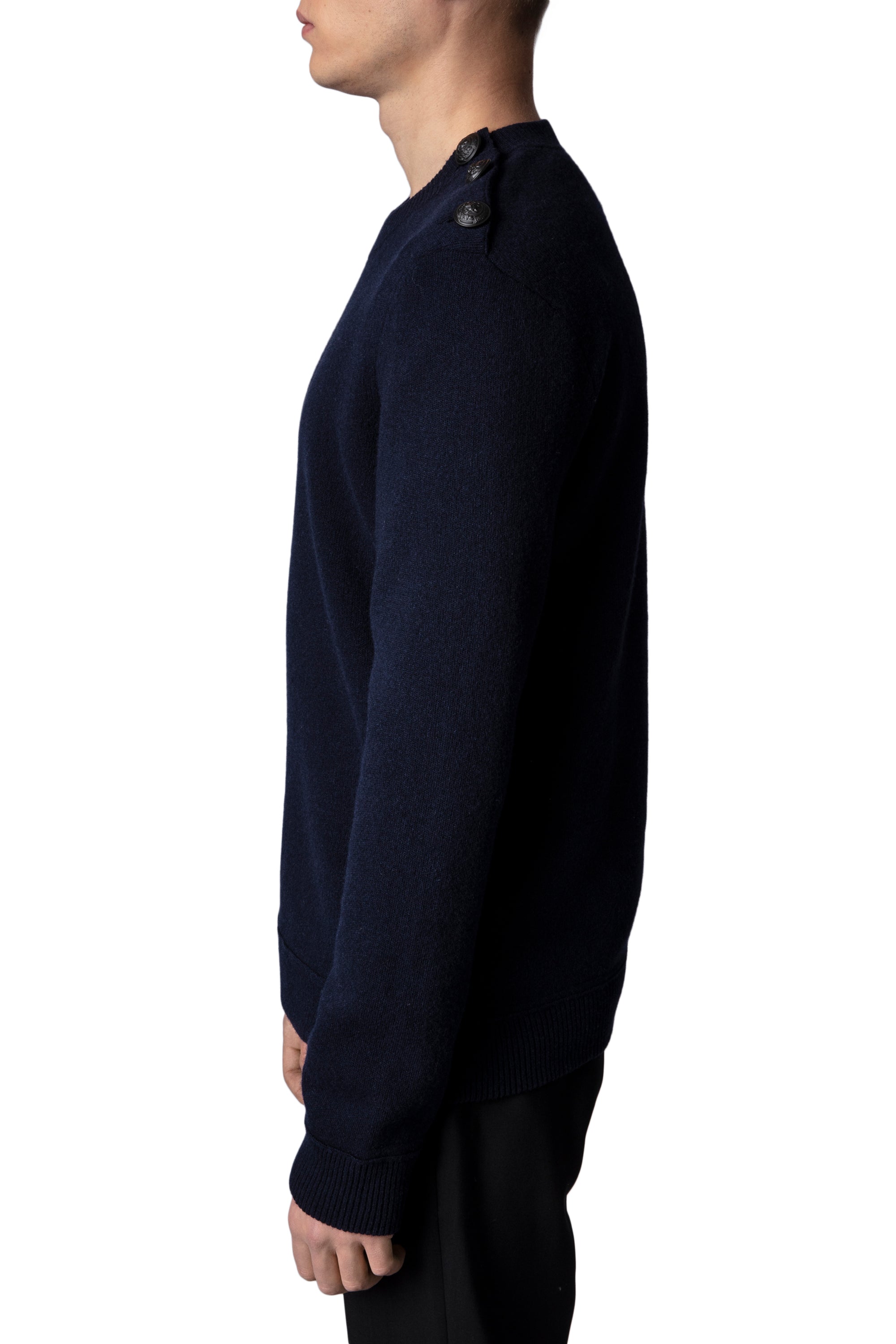 Pull Kennedy en laine - Encre