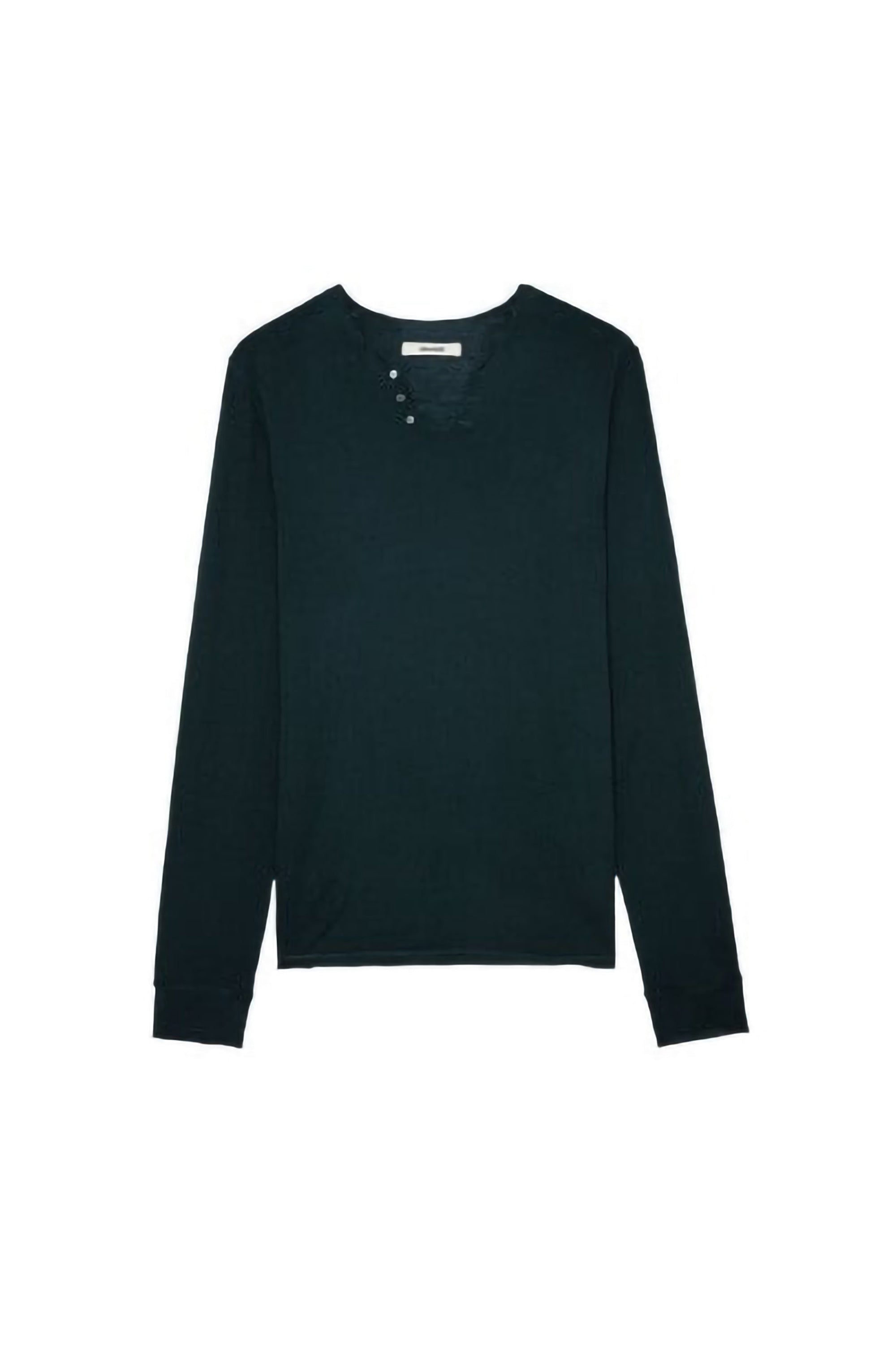 Pull Monastir en laine mérinos - Vert De Gris