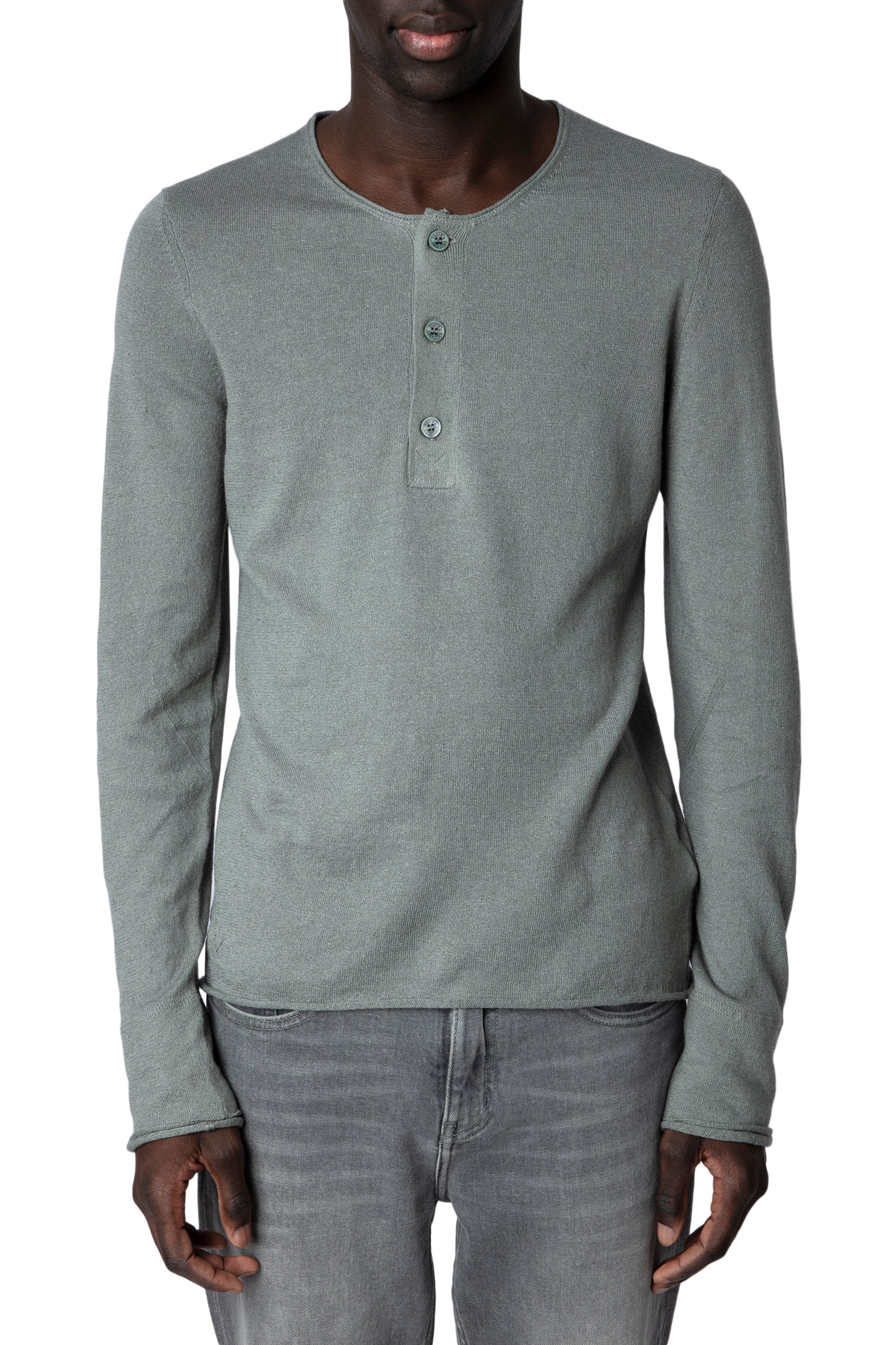 Pull Veiss en lin - Trellis