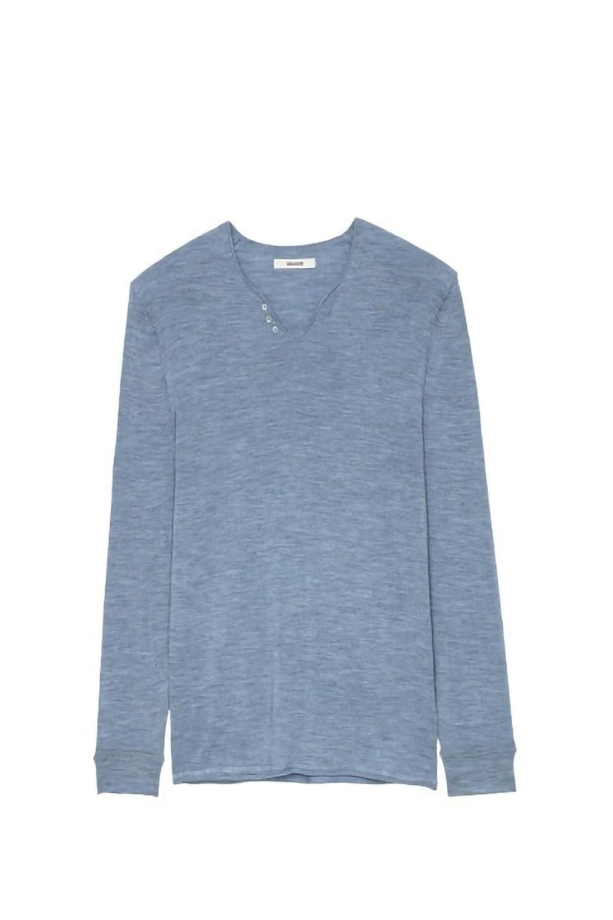 Pull Monastir en laine - Bleu Horizon
