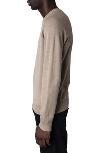 Pull Thomaso en soie mélangée - Ficelle