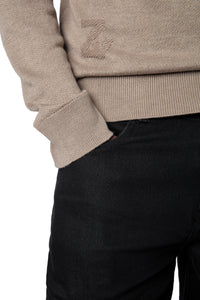 Pull Thomaso en soie mélangée - Ficelle