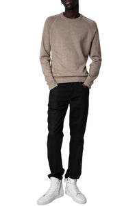 Pull Thomaso en soie mélangée - Ficelle