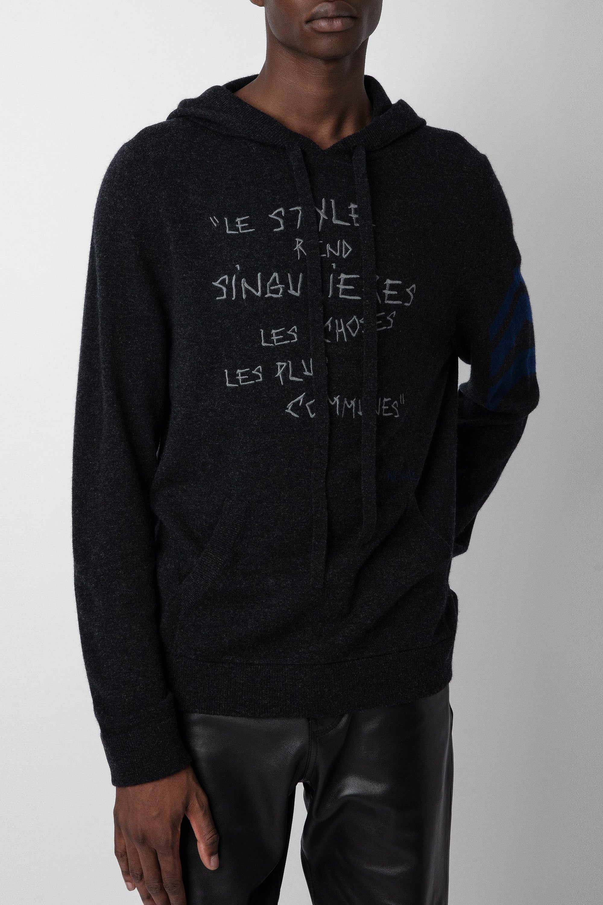 Pull Clay en laine - Anthracite