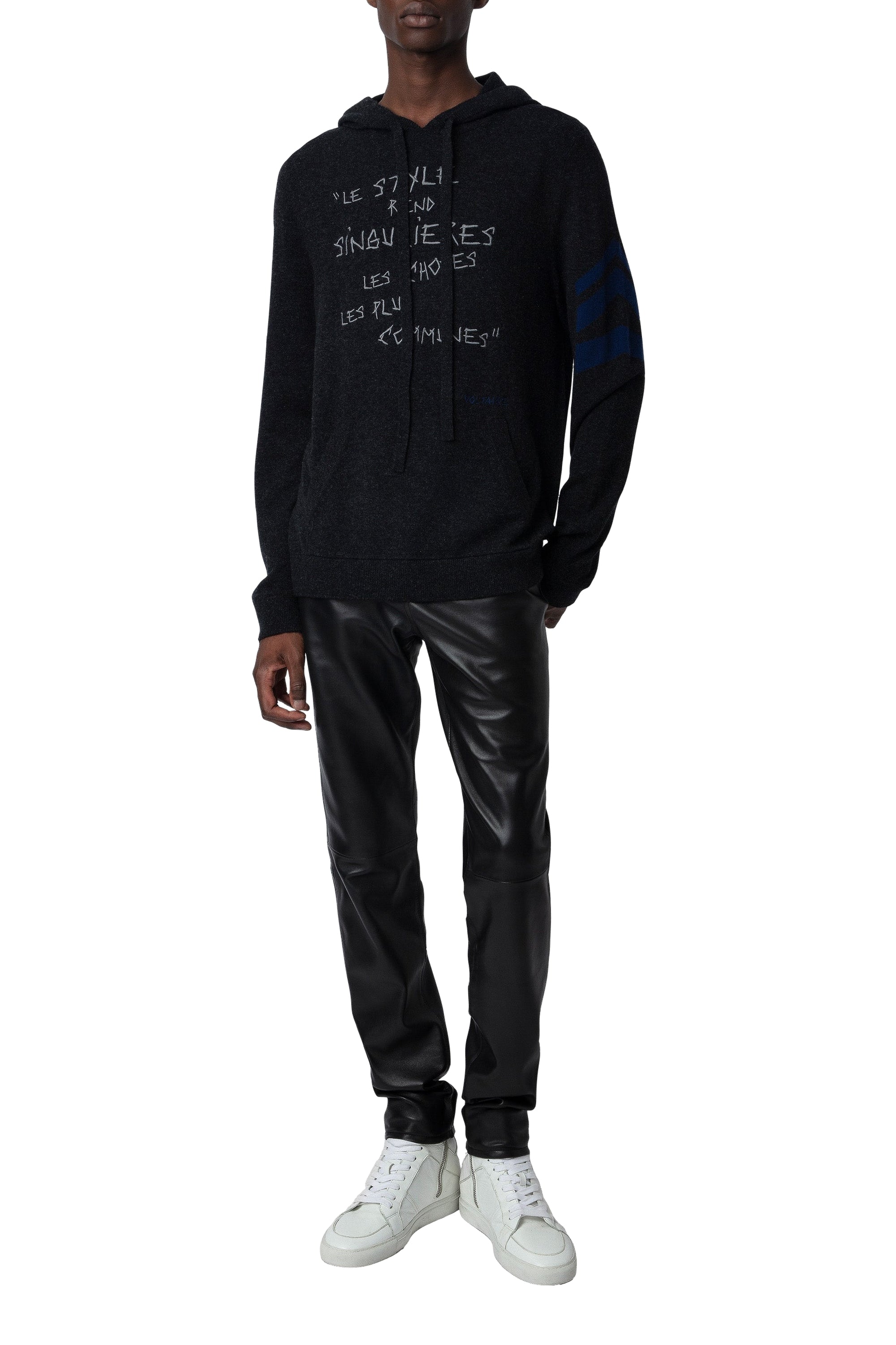 Pull Clay en laine - Anthracite