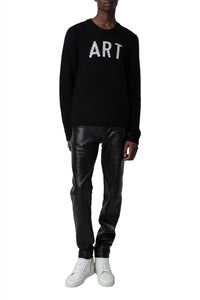 Pull Kennedy en laine - Noir