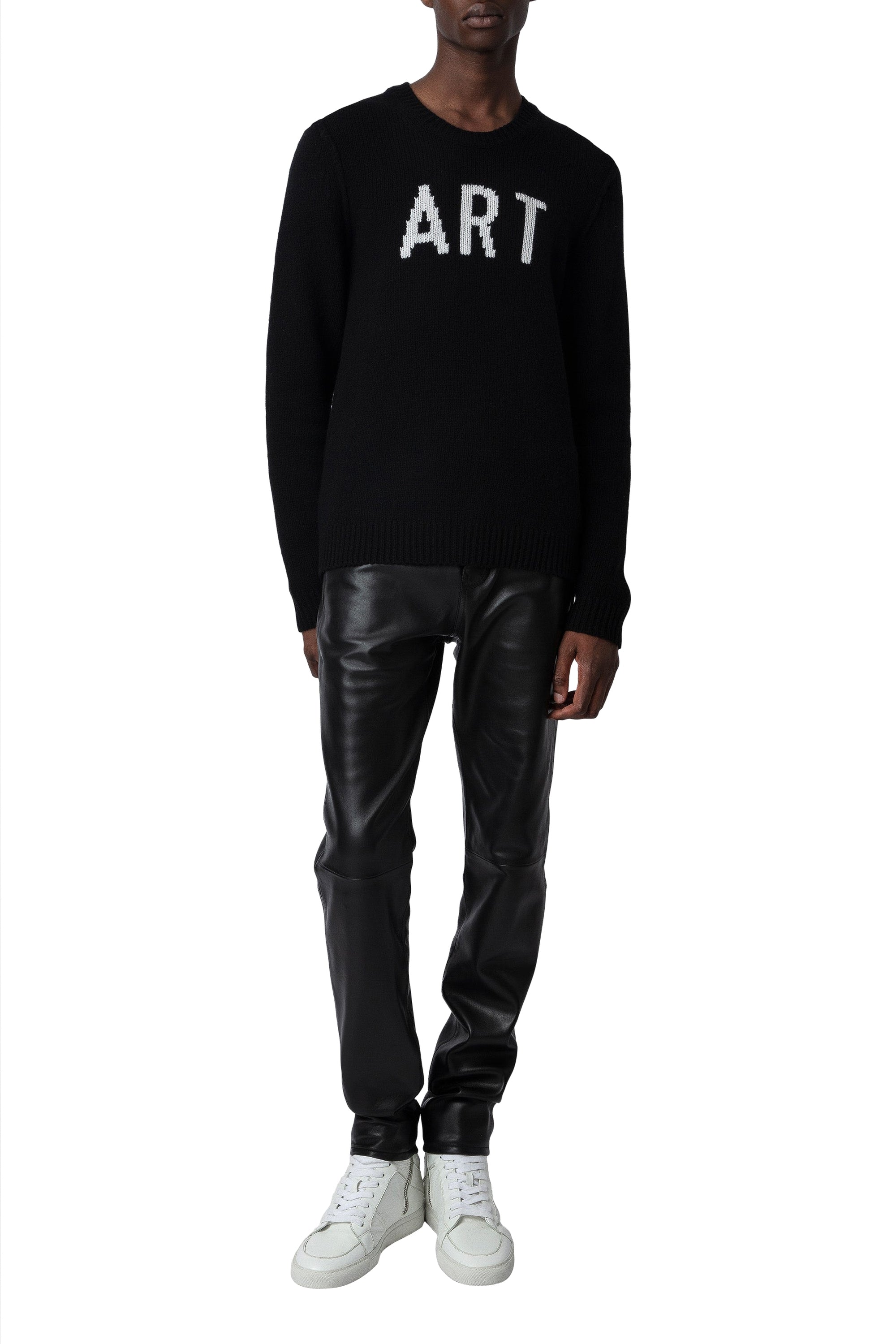 Pull Kennedy en laine - Noir