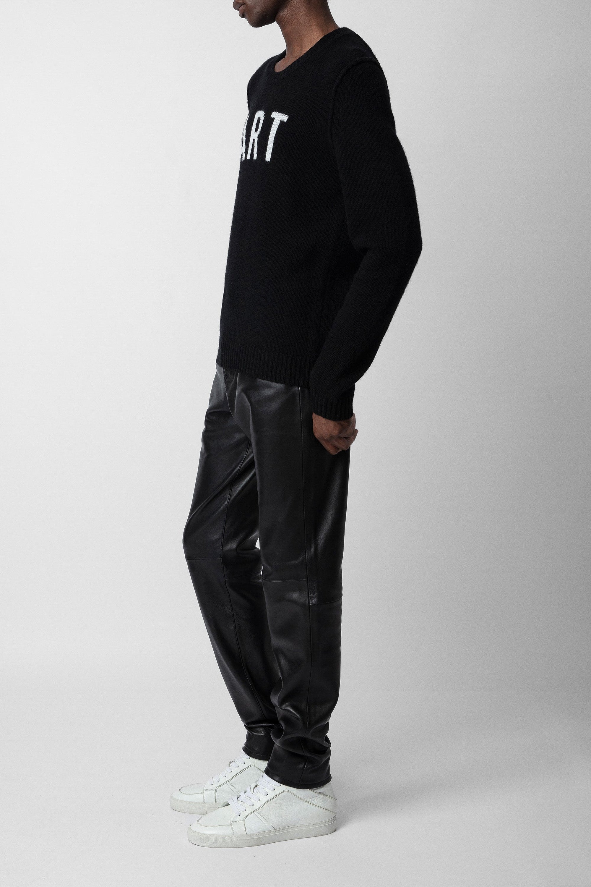 Pull Kennedy en laine - Noir