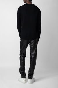 Pull Kennedy en laine - Noir