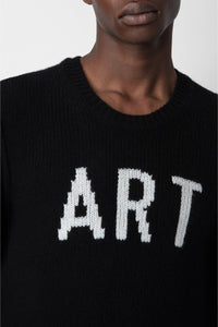 Pull Kennedy en laine - Noir