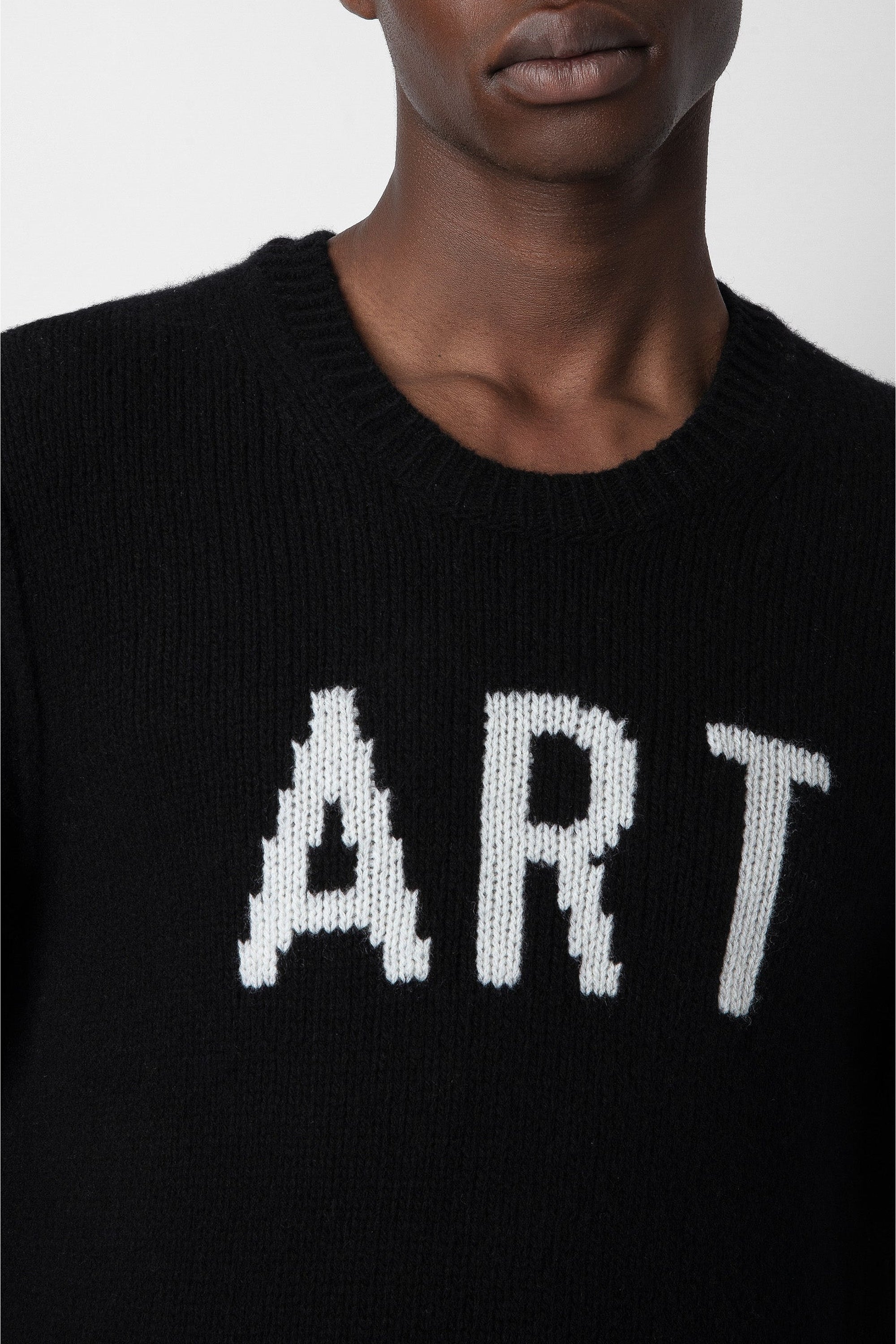 Pull Kennedy en laine - Noir