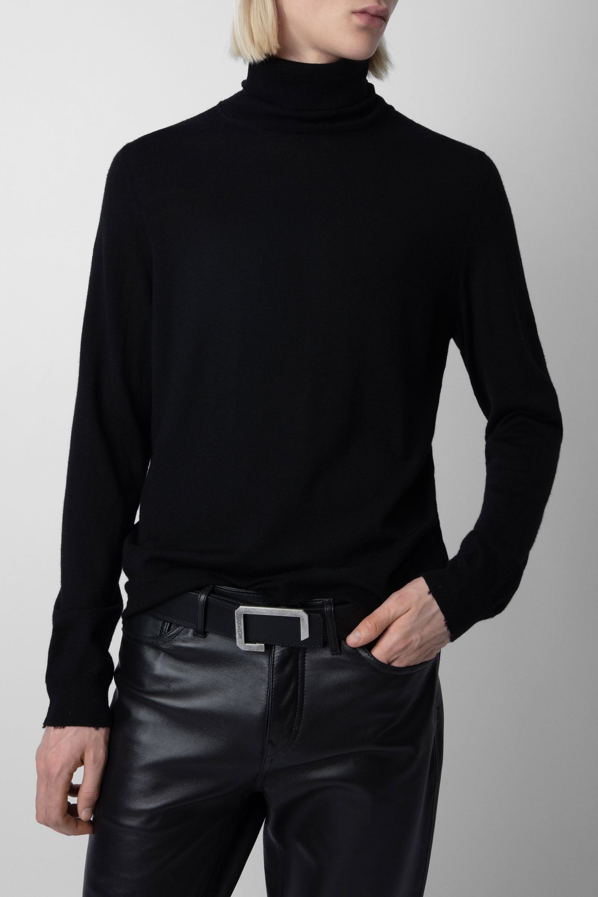 Pull Bobby en laine - Noir