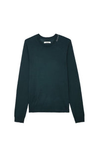Pull Kennedy en laine - Vert De Gris